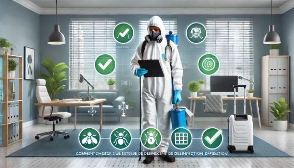 Comment choisir une entreprise de désinfection efficace