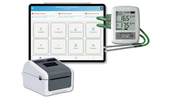 tablet imprimante capteur application haccp - Guide de Bonnes Pratiques d'Hygiène et d’Application des Principes HACCP